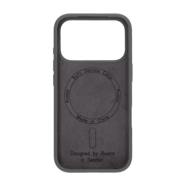 Rvelon Mobile Case Silicone MagSafe for iPhone 17 Pro Max - Gray Grå