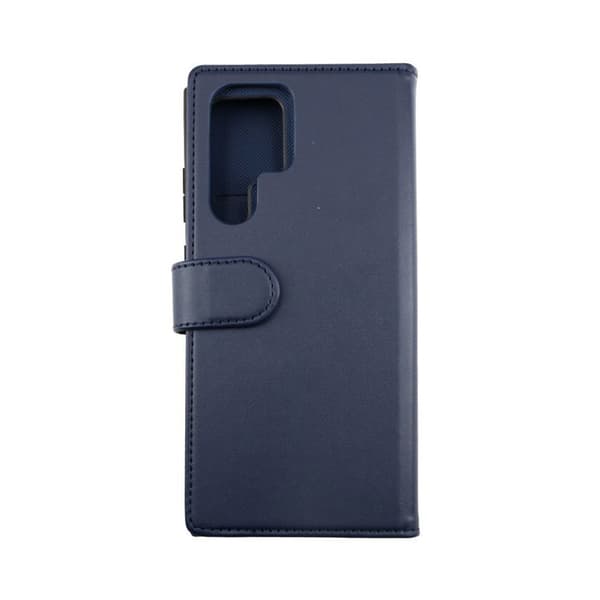 RV Magnetic Wallet Case Galaxy S22 Ultra Abyss Blue Blå