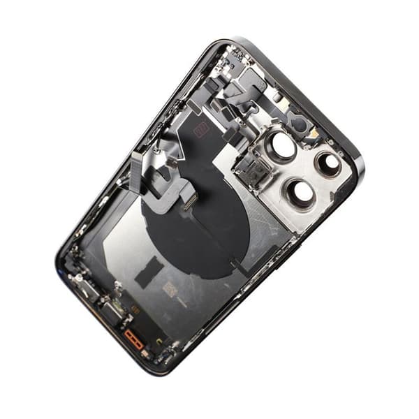iPhone 14 Pro Max Baksida med Komplett Ram - Svart Svart