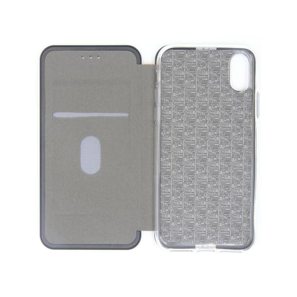 Mobile Case with Stand for iPhone X and XS - Silver Silver