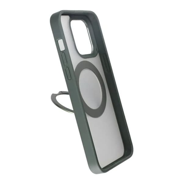 iPhone 15 Pro Max Case with MagSafe Stand Rvelon - Green Grön
