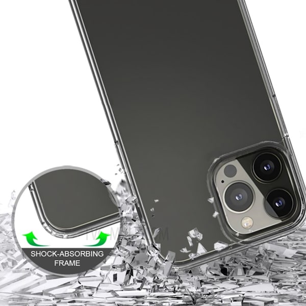 iPhone 12 Pro Max Case Shockproof Rvelon Transparent Transparent