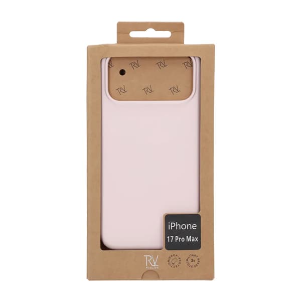 Rvelon Mobilskal Silikon MagSafe för iPhone 17 Pro Max - Ljusrosa Light pink