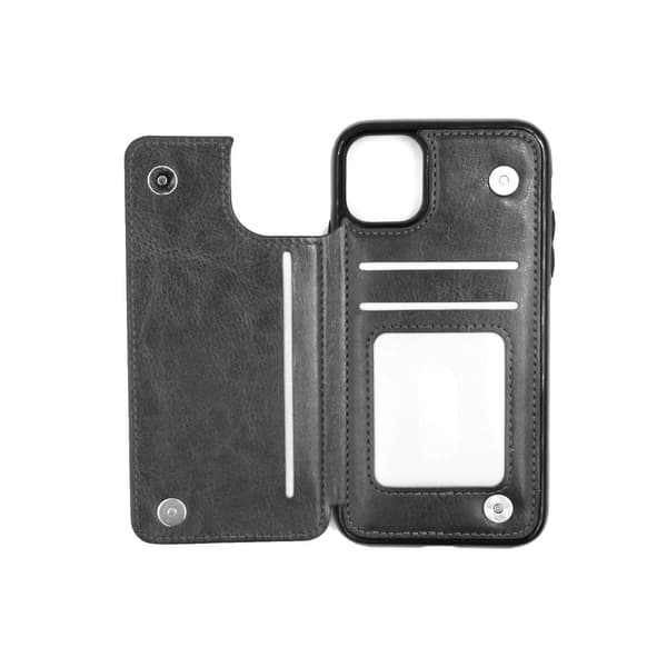 iPhone 11 Pro Max Case with Card Slot - Black Svart