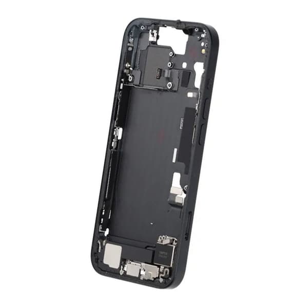 Mittenram med smådelar för iPhone 15 - Vit OEM Vit