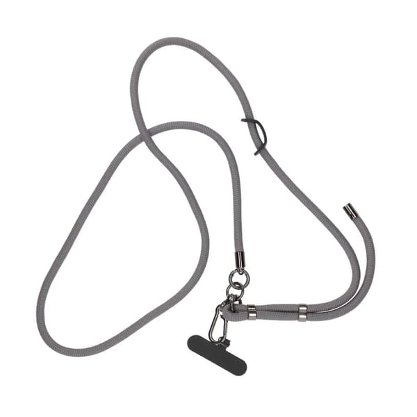 Adjustable lanyard Universal phone case lanyard 0.8mm Grey