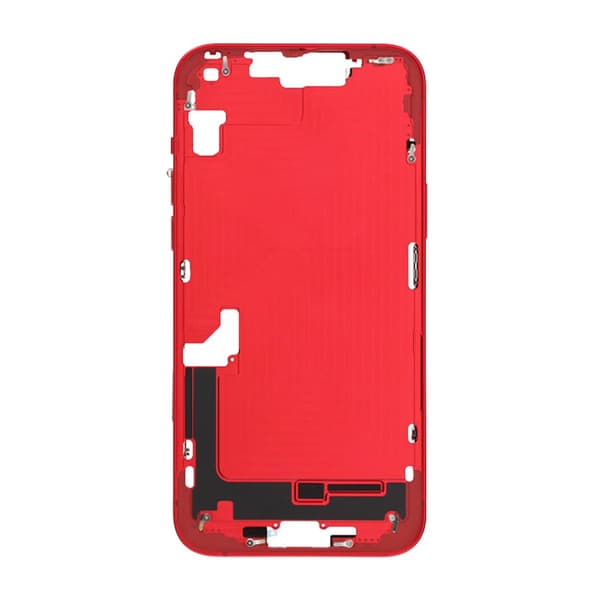 iPhone 14 Plus Mittenram med smådelar OEM - Röd Röd