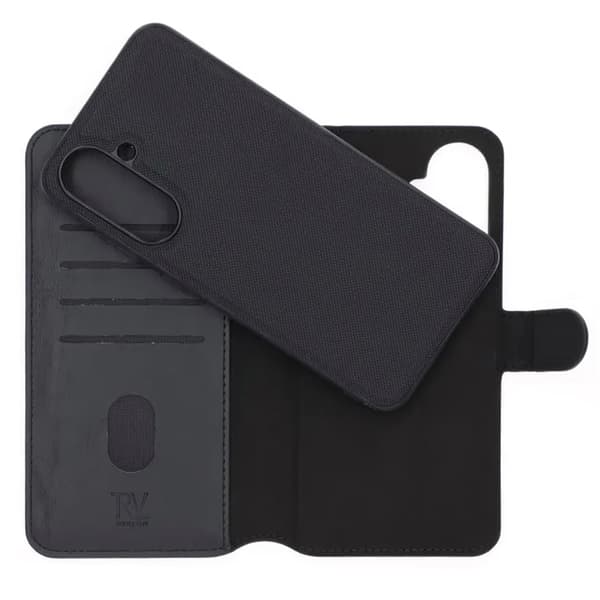Rvelon Wallet Case Magnet for Samsung A56 - Black Svart