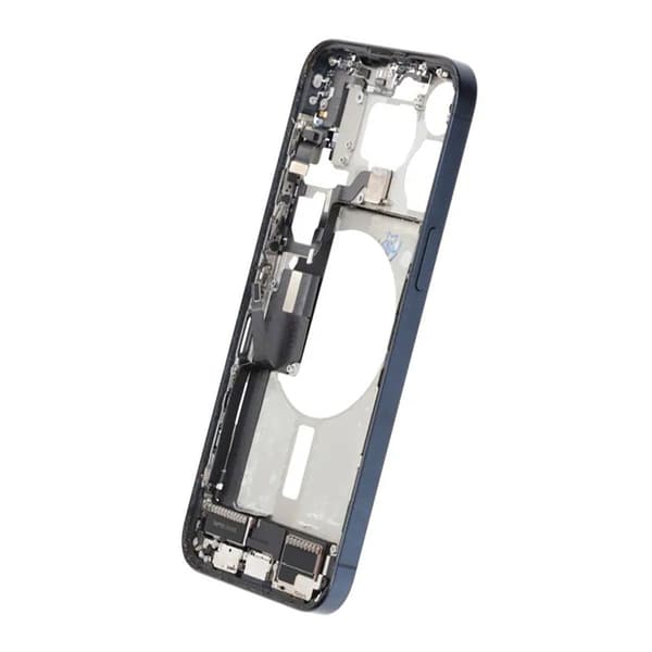 Mittenram med smådelar för iPhone 15 Pro Max - Blå Titan OEM Blå