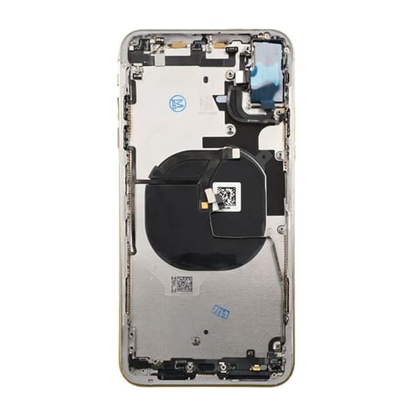 iPhone XS Max Back Cover Complete OEM Silver With Small Parts Silver