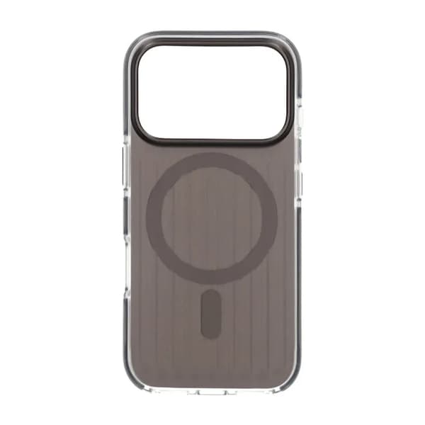 Corrugated Magsafe Mobile Case for iPhone 17 Pro - Black Svart