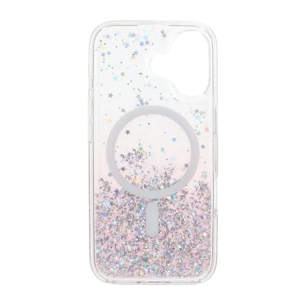 Star Diamond Classic Series MagSafe Glitter Case - iPhone 17 Pink Glitter