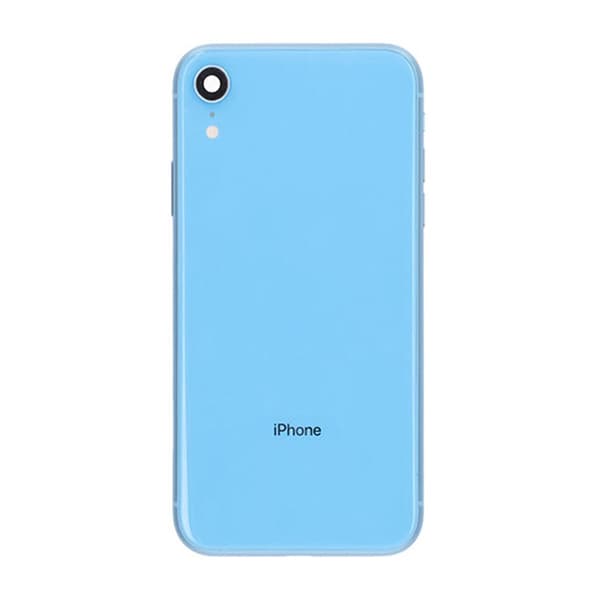 iPhone XR Baksida med Komplett Ram - Blå Blå