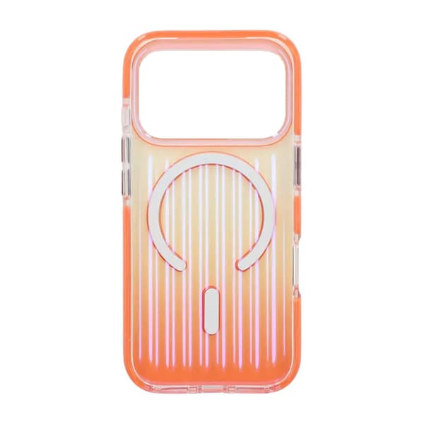 Mobilskal Korrugerad MagSafe för iPhone 17 Pro Max - Orange Orange