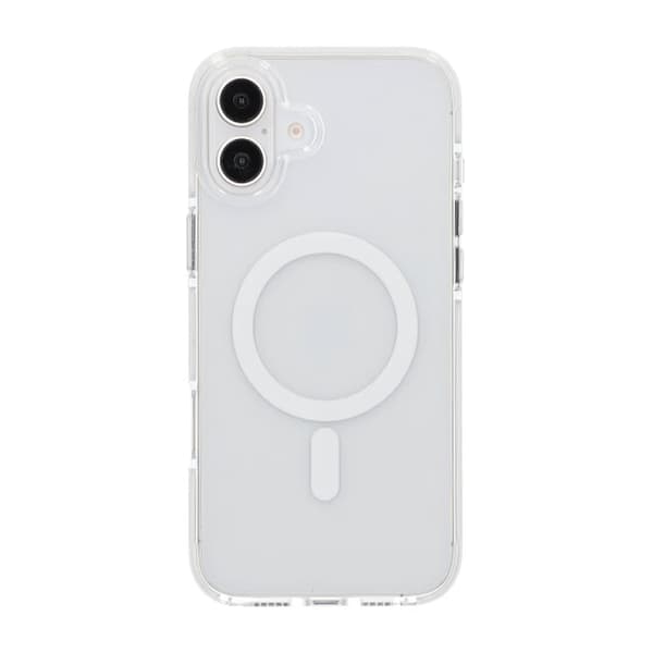 iPhone 16 Plus Mobilskal Magnet Dubbelskydd - Vit Vit