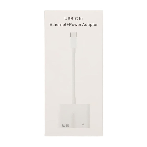 USB-C till Ethernet + USB C