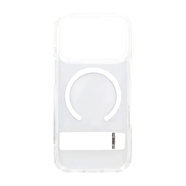 Rvelon Mobile Case with Stand for iPhone 17 Pro Max - Transparent Transparent