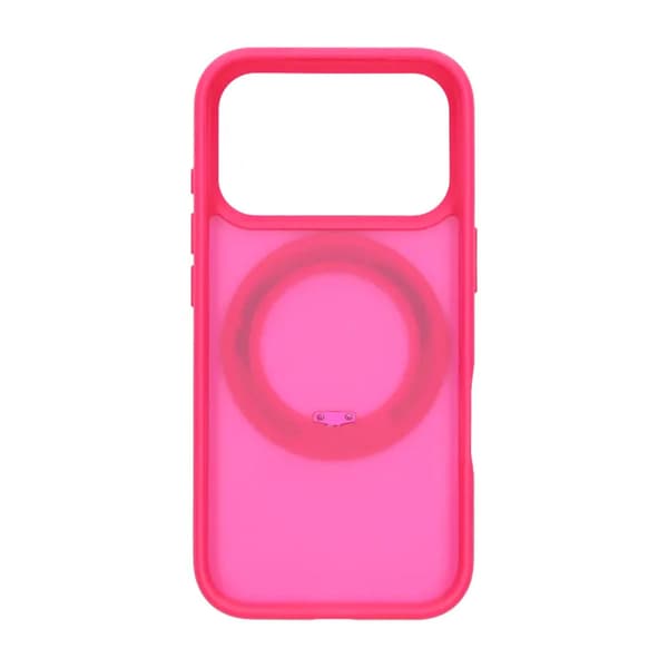 Mobilskal Roterande Magnet Stativ för iPhone 17 Pro - Röd Röd