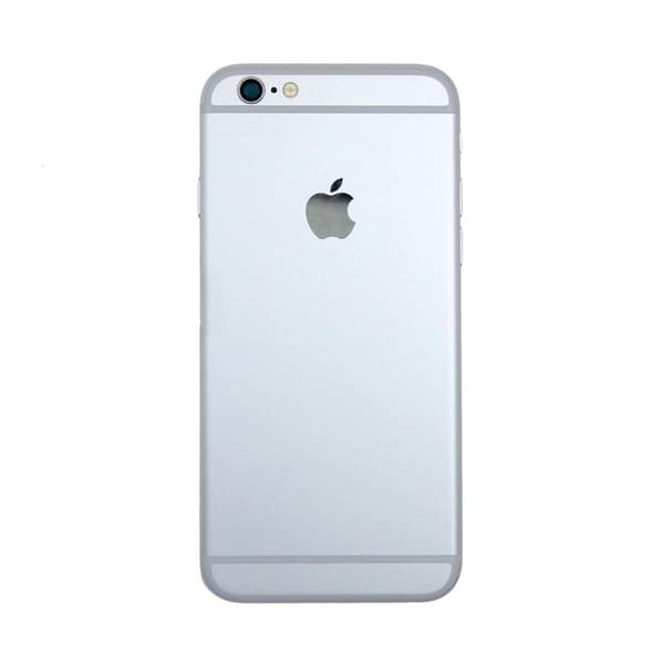 iPhone 6S Baksida med Komplett Ram - Silver Silver