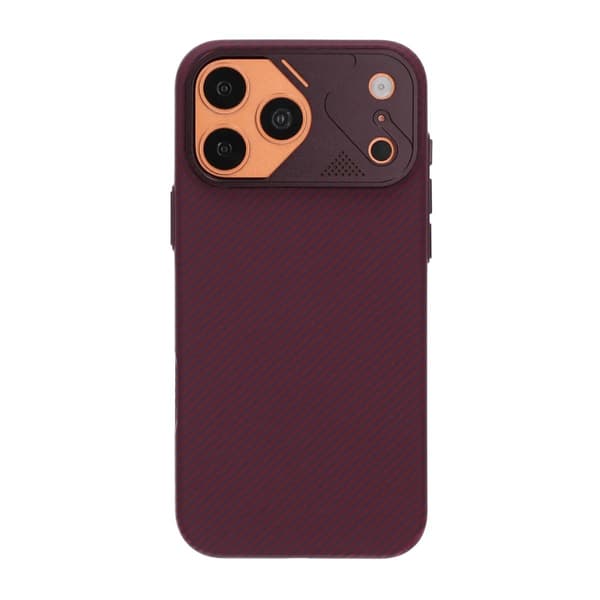 Amru Water Print Phone Case - iPhone 17 Pro Max/18 Pro Max Wine Red