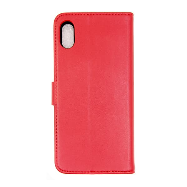 iPhone XS Max Wallet Case with Stand - Red Röd