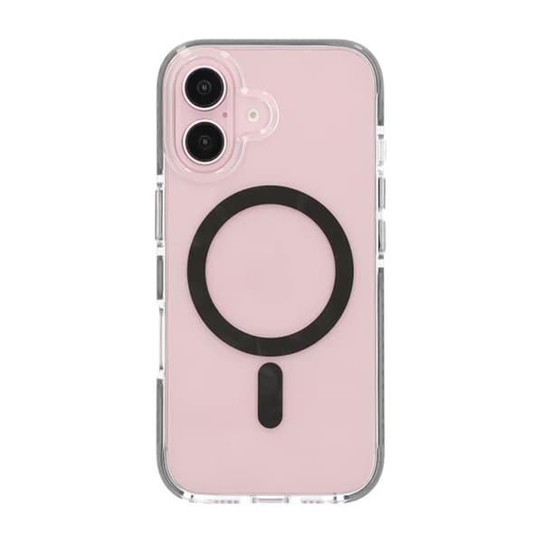 iPhone 16 Mobilskal Magnet Dubbelskydd - Grå Grå