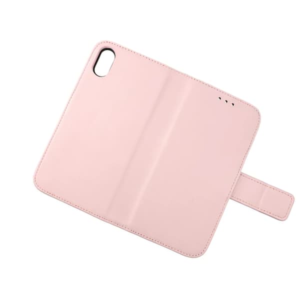 iPhone X/XS Plånboksfodral Läder Rvelon - Rosa Rosa
