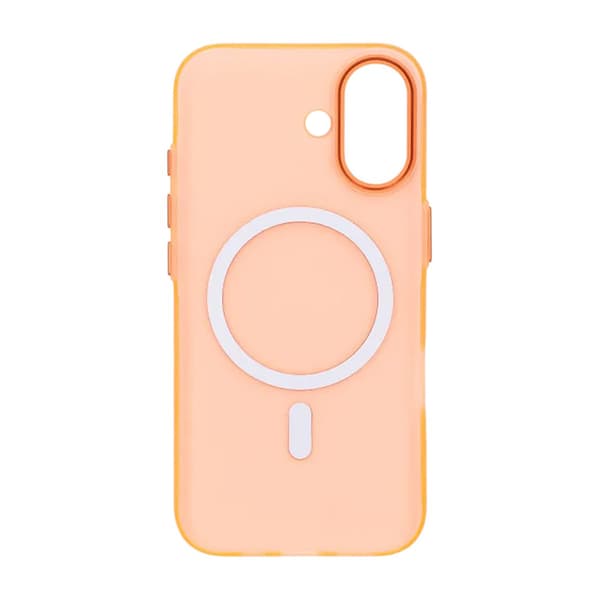 Mobile Case Shockproof with Camera Protection for iPhone 17 - Orange Orange