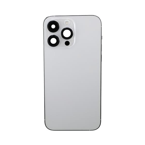 iPhone 14 Pro Max Baksida med Komplett Ram - Silver Silver