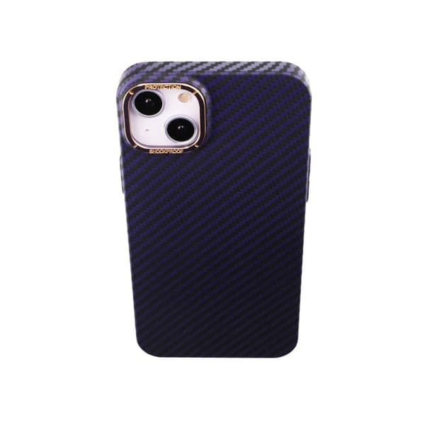 Carbon Fiber Case iPhone 14 Plus - Purple Lila