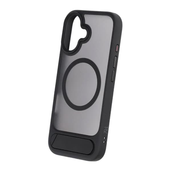 Rvelon Mobilskal med Stativ för iPhone 17 - Svart Svart