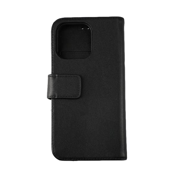 iPhone 11 Pro Wallet Case Leather Rvelon - Black Svart