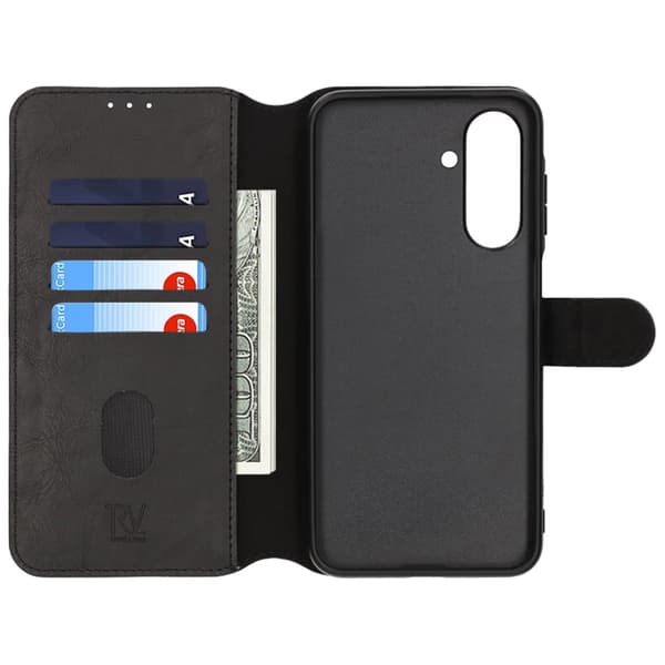 Samsung Galaxy S24 FE Plånboksfodral Rvelon - Svart Svart