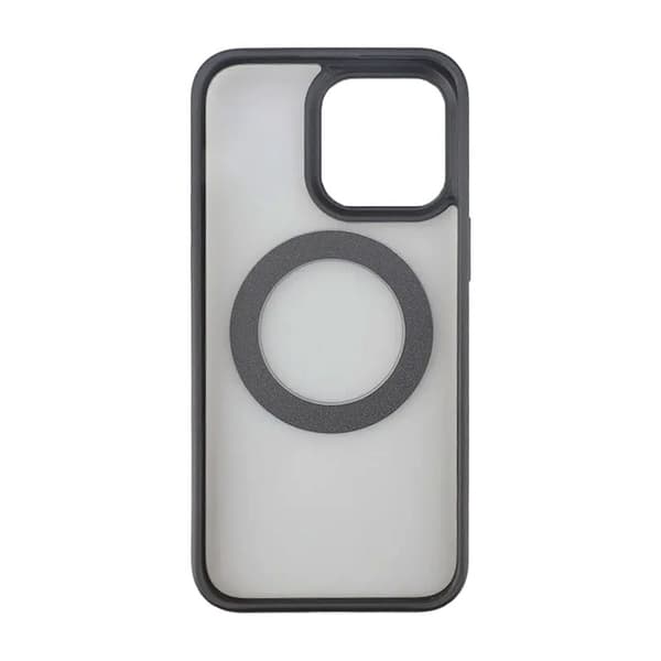 iPhone 15 Pro Case with MagSafe Stand Rvelon - Black Svart