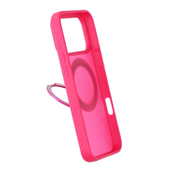 Mobile Case Rotating Magnet Stand for iPhone 17 Pro Max - Red Röd