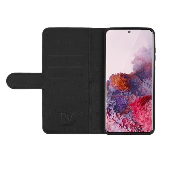 RV Magnetic Wallet Case-Galaxy S20 Plus- Black Svart