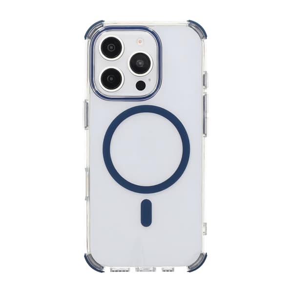 iPhone 16 Pro Rvelon Mobilskal Magnet med Kantskydd - Blå Blå