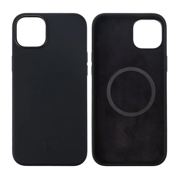 iPhone 15 Plus Case - Silicone With Magsafe Rvelon Black Svart