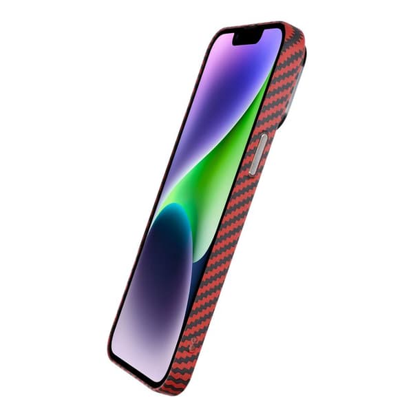 Carbon Fiber Case iPhone 14 Pro - Red