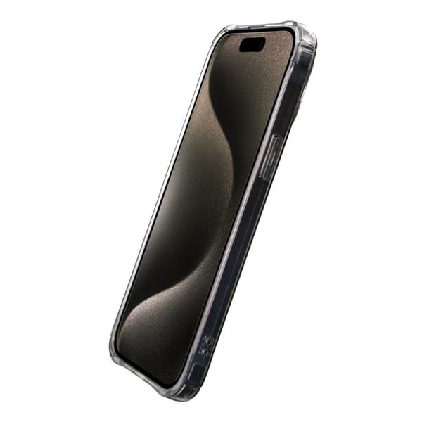 Shockproof Case with Card Holder iPhone 15 Pro Black Svart