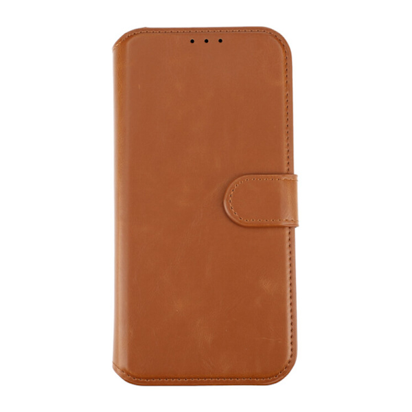 iPhone 15 Plus Plånboksfodral Magnet Rvelon - Brun