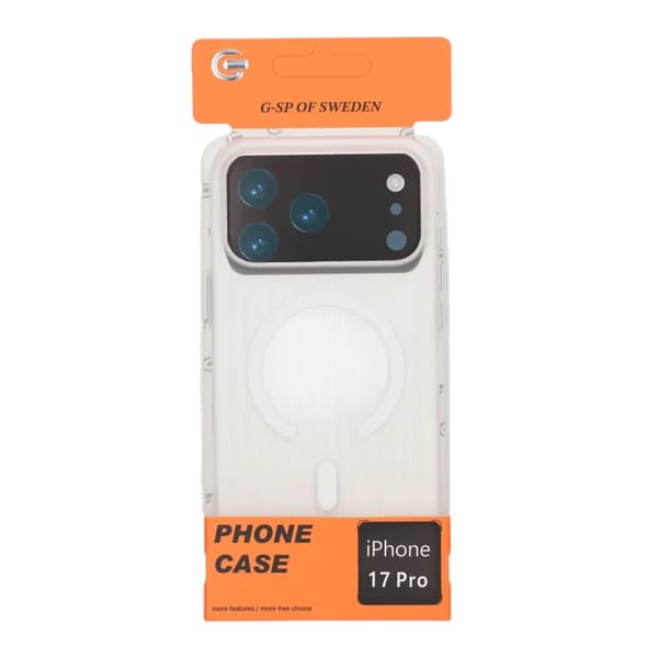 Corrugated Mobile Case for iPhone 17 Pro - Frosted White Vit