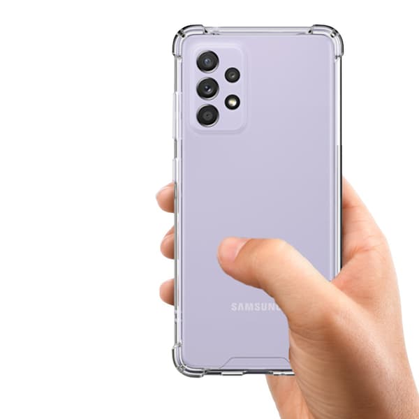 Shockproof Case Samsung Galaxy A52 - Transparent Transparent