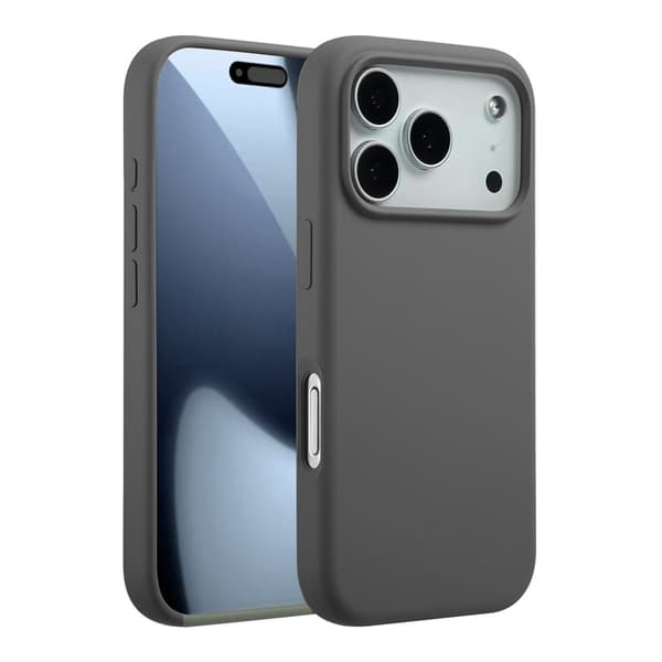 Rvelon Mobile Case Silicone MagSafe for iPhone 17 Pro - Gray Grå