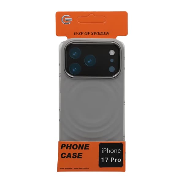 Mobile Case Silicone with Magsafe for iPhone 17 Pro - Light Gray Light Grey