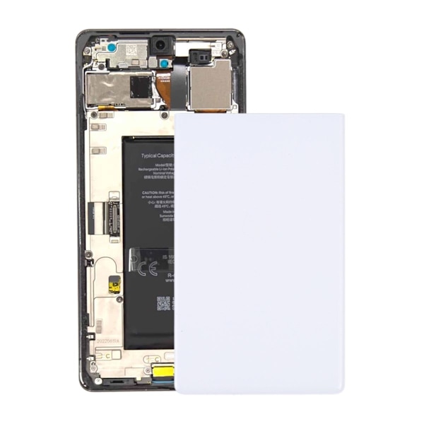 Google Pixel 6A Baksida/Batterilucka - Vit Vit