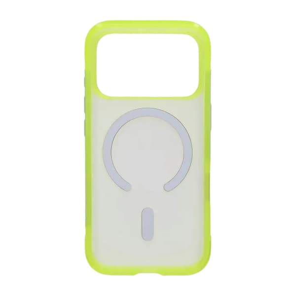 Matte Magnetic Shockproof Airbag  Case For iPhone 17 Pro Yellow