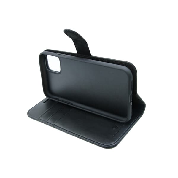 iPhone 11 Pro Max Wallet Case with Detachable Cover - Black Svart