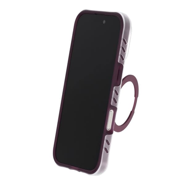 Armor Matte Frosted Magnetic Case with 360° Rotatable Kickstand - iPhone 16 Pro Max Purple