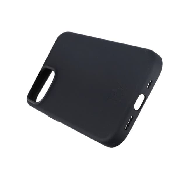 iPhone 15 Silicone Case Rvelon MagSafe - Black Svart